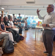 Fernando Zamácola Feijóo na Escola Secundária