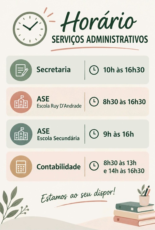 horarios secretaria