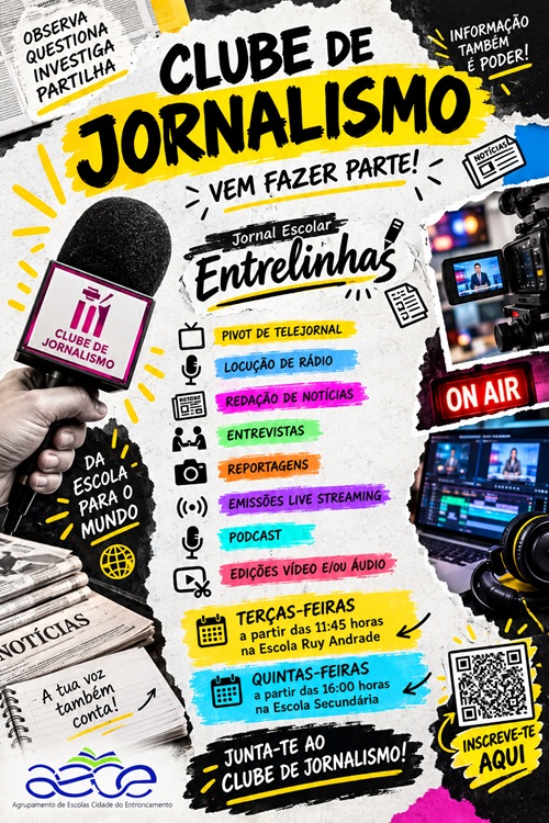 Cartaz do Clube de Jornalismo